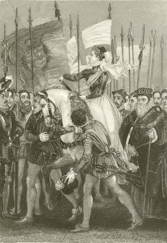 Regina Elisabetta a Tilbury Fort da English School