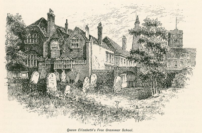 Scuola gratuita di grammatica della Regina Elisabetta, St Saviours, Southwark da English School