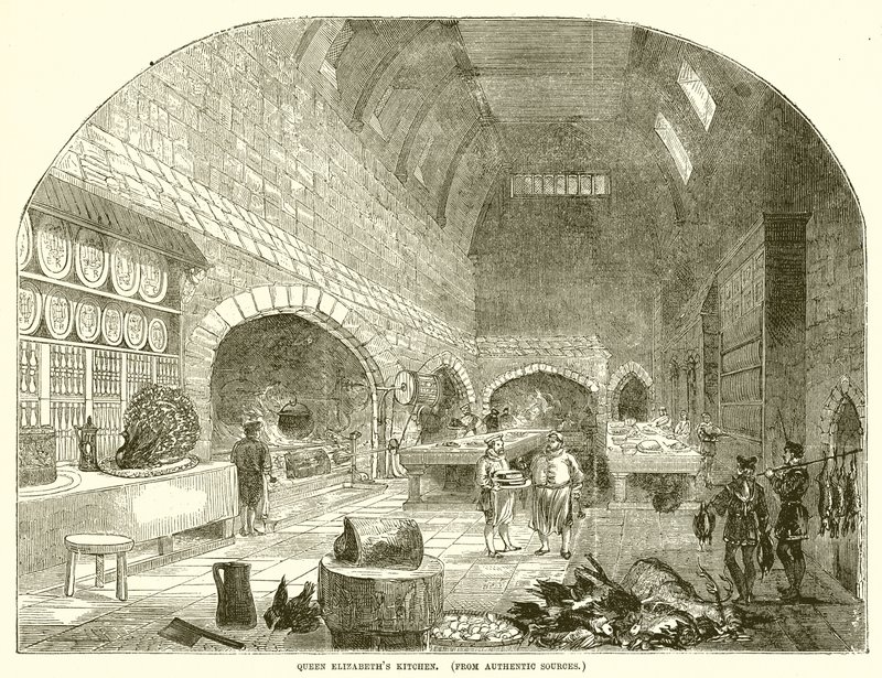 La cucina della regina Elisabetta da English School