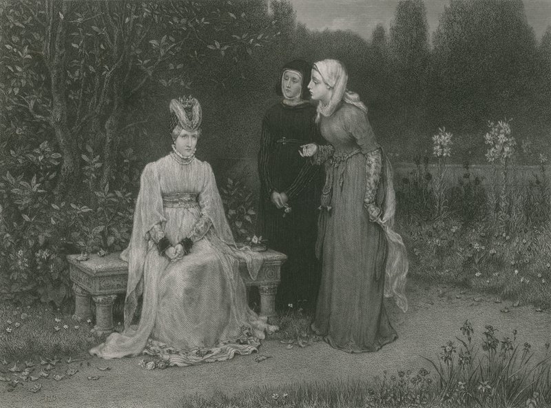 Regina Isabella e le sue dame, Re Riccardo II da English School