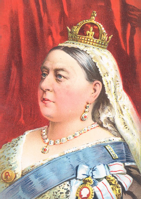 Regina Vittoria - Cartolina di auguri da English School
