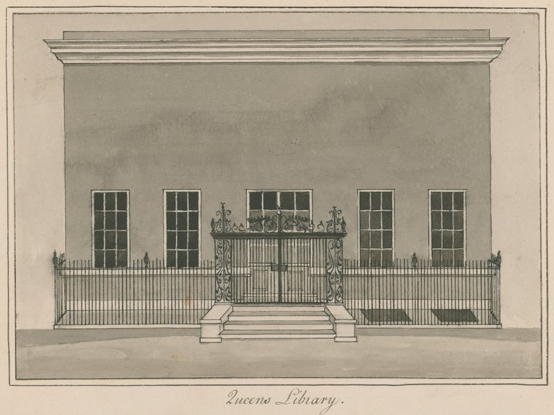 Biblioteca della Regina, St Jamess Park, Londra da English School