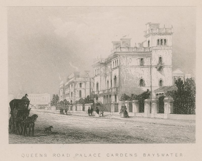 Queens Road Palace Gardens, Bayswater, Londra da English School