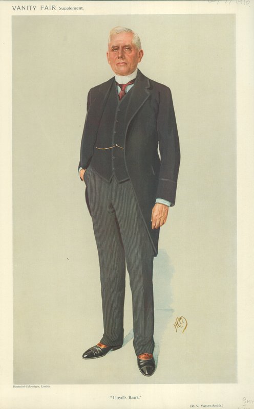 R V Vassar-Smith, Lloyds Bank, 20 luglio 1910 da English School