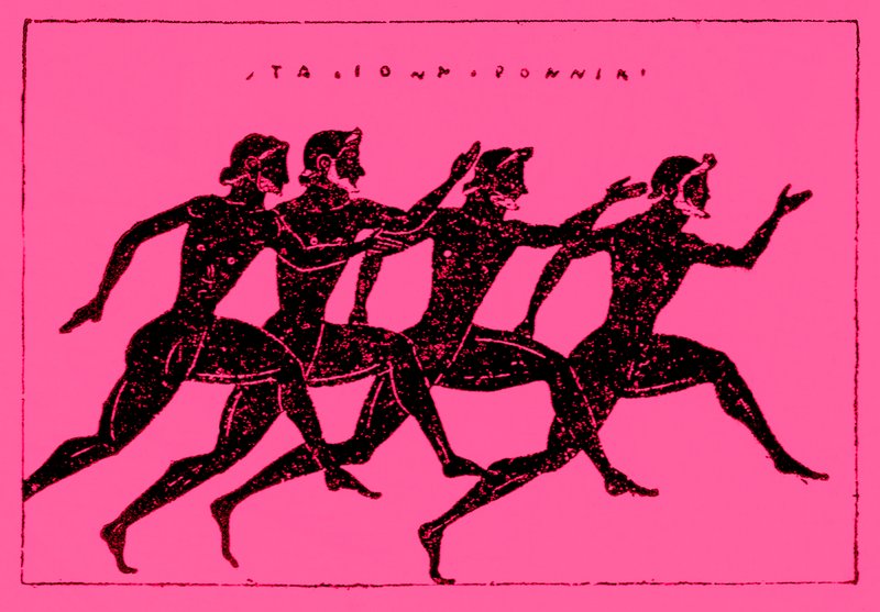 Corsa, illustrazione da History of Greece di Victor Duruy, 1890 da English School