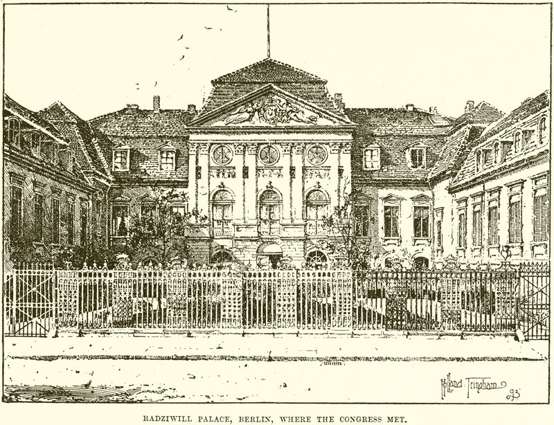 Palazzo Radziwill, Berlino, dove si è riunito il Congresso da English School