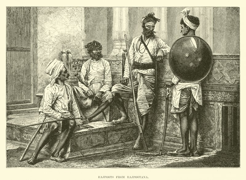 Rajput di Rajputana da English School