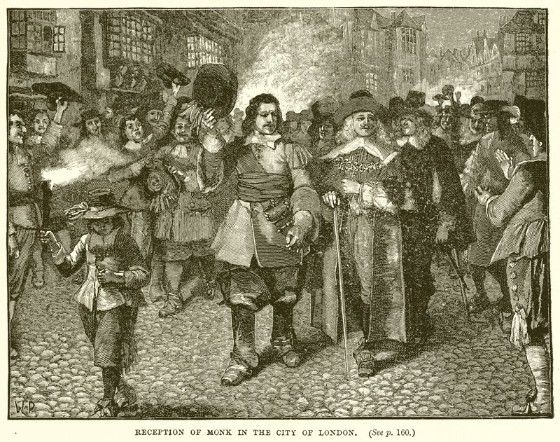 Accoglienza di Monk nella Città di Londra da English School