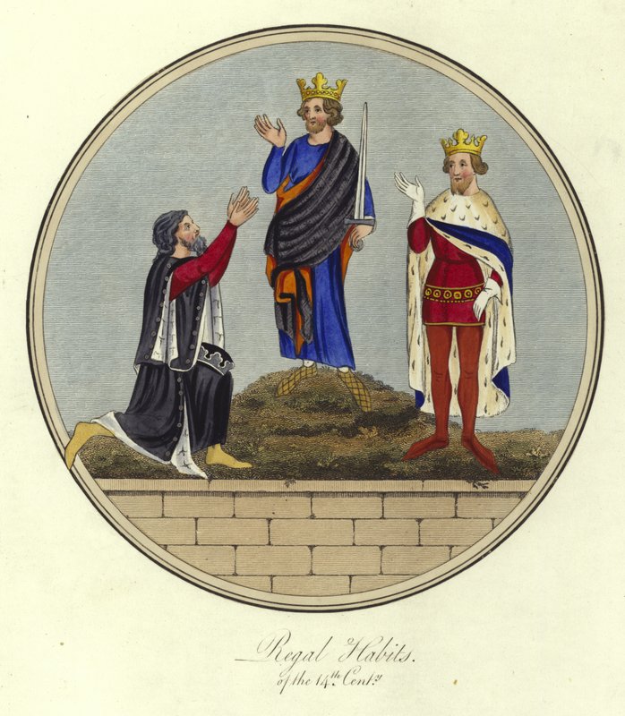 Abiti regali del XIV secolo da English School