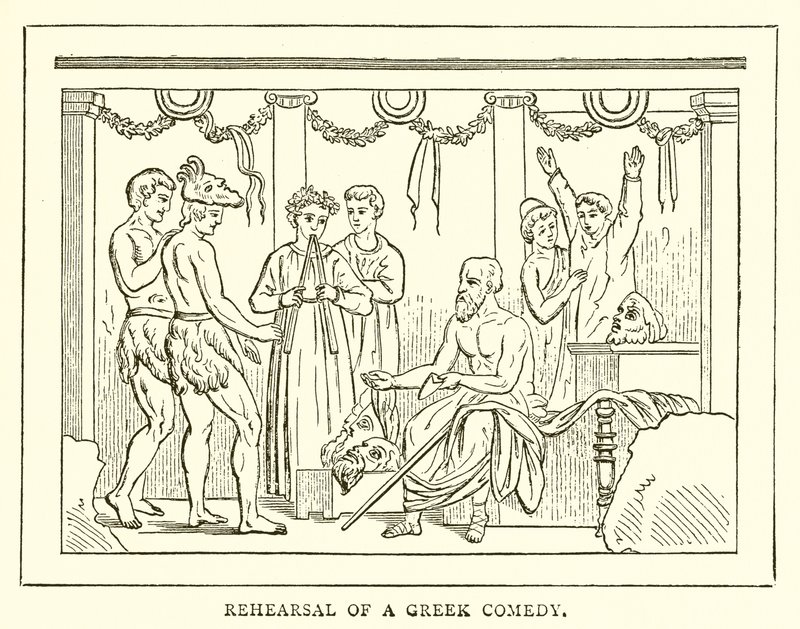 Prova di una Commedia Greca da English School