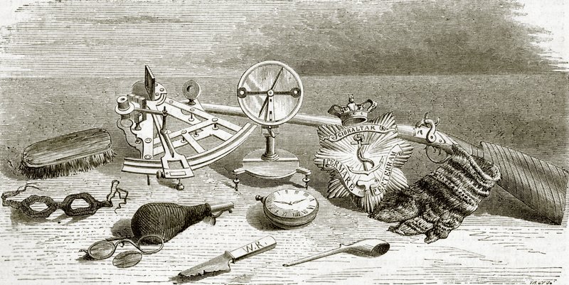 Reliquie della spedizione di Franklin da English School
