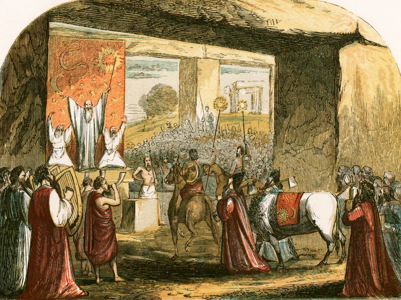 Festa religiosa dei druidi da English School