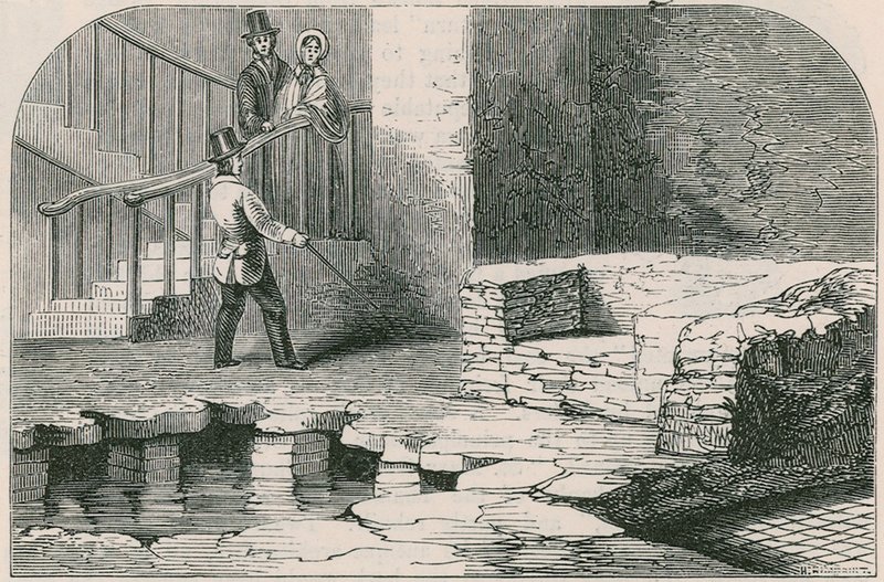 Resti di una casa romana, Coal Exchange da English School