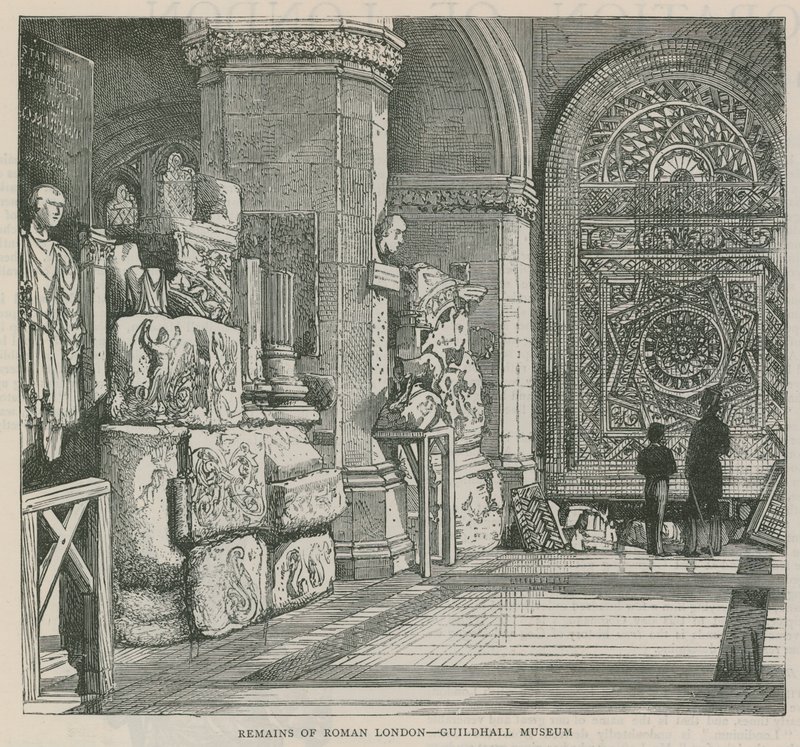 Resti della Londra romana - Museo della Guildhall da English School
