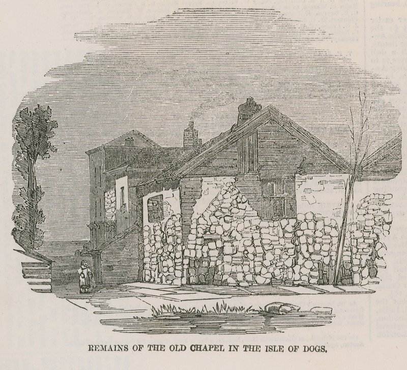 Resti della vecchia cappella nell