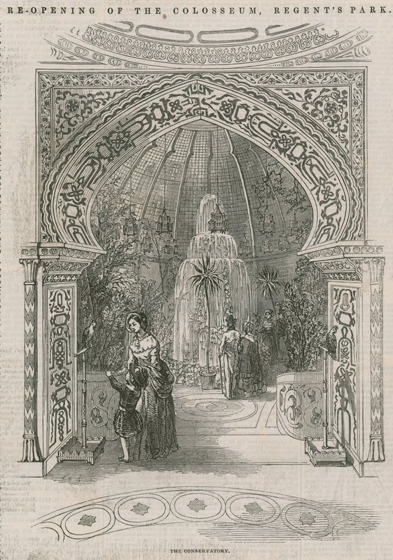Riapertura del Colosseo, Regents Park: Il Conservatorio da English School