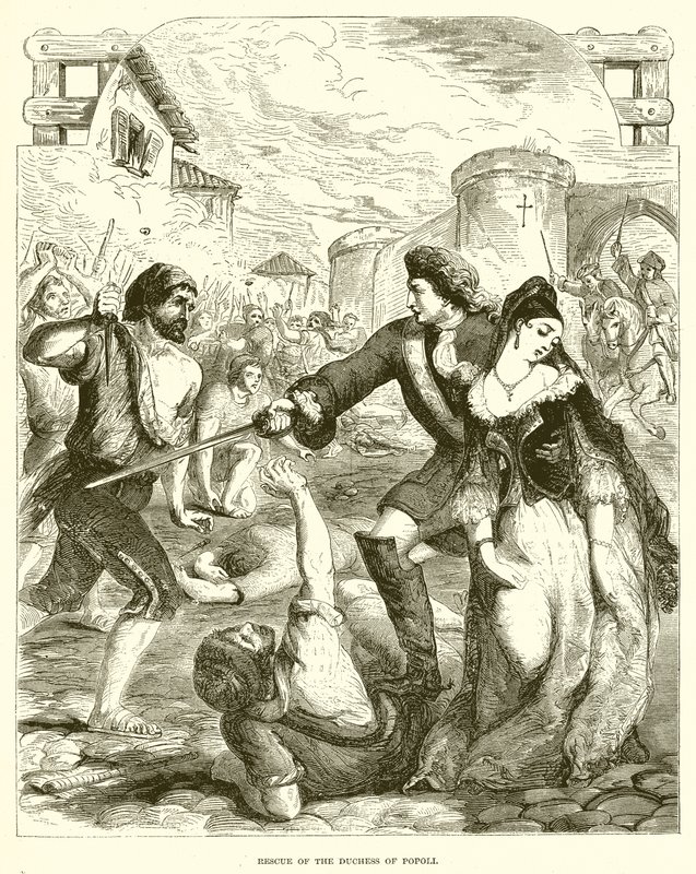 Salvataggio della Duchessa di Popoli da English School