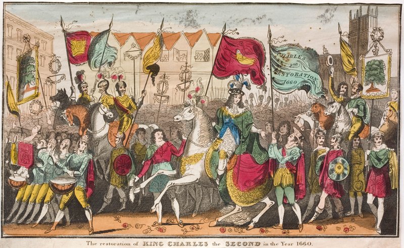 Restaurazione di Re Carlo II al trono d