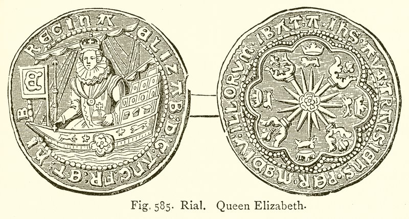 Rial. Regina Elisabetta da English School