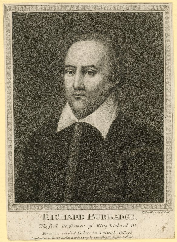 Richard Burbadge, il primo interprete di Re Riccardo III da English School