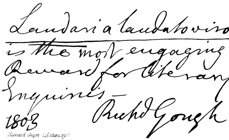 Richard Gough, (Antiquario) da English School