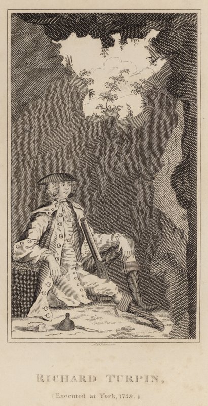 Richard Turpin, giustiziato a York, 1739 da English School
