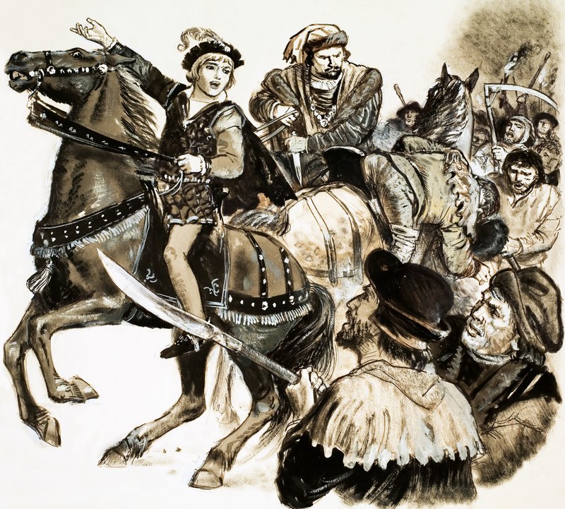 Riccardo di Bordeaux, Principe di Galles da English School