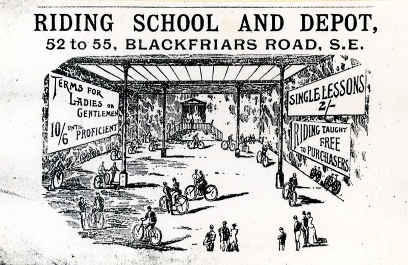 Scuola di equitazione e deposito, Blackfriars Road da English School