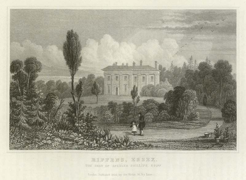 Riffens, Essex, la residenza di Spencer Phillips, Esquire da English School