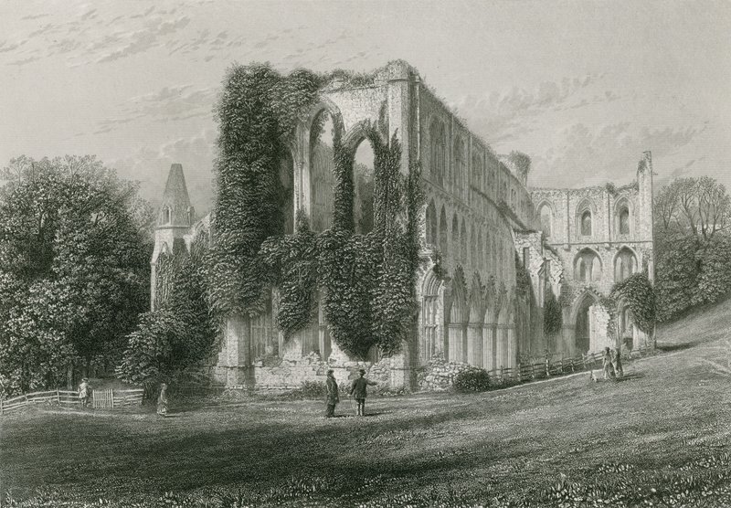 Abbazia di Rievaulx da English School