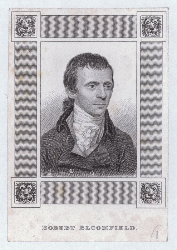 Robert Bloomfield, poeta inglese (incisione) da English School