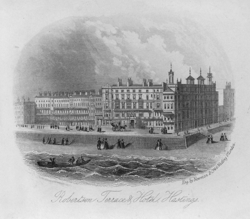 Robertson Terrace e Hotel, Hastings da English School