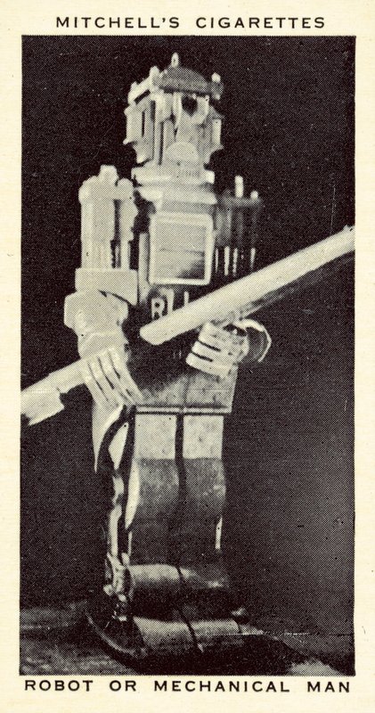 Robot o Uomo Meccanico (litografia) da English School
