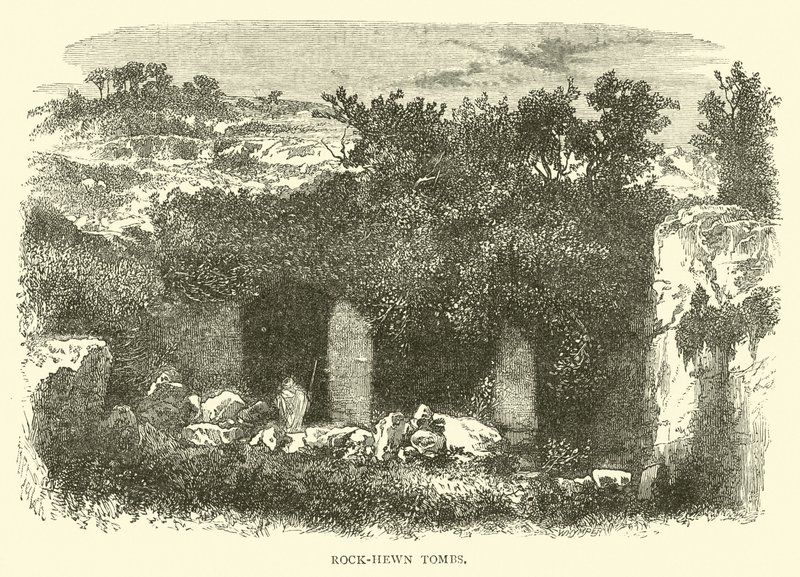 Tombe scavate nella roccia da English School