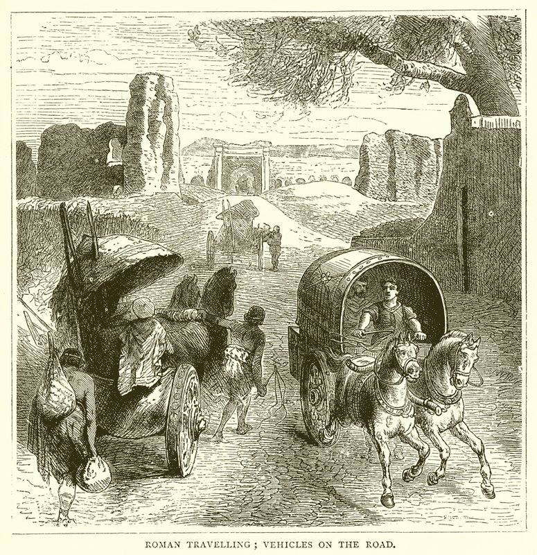 Viaggio Romano; Veicoli sulla Strada da English School