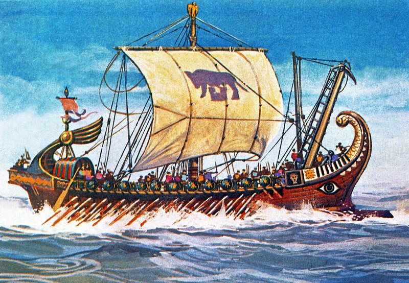 Nave da guerra romana da English School