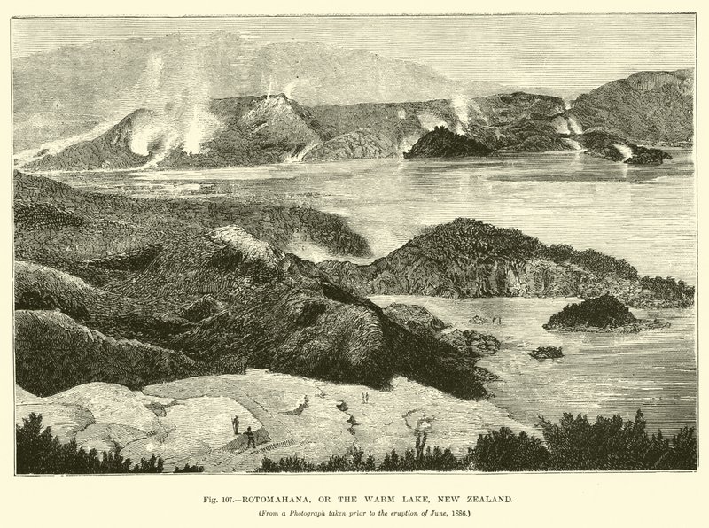 Rotomahana, o il Lago Caldo, Nuova Zelanda da English School