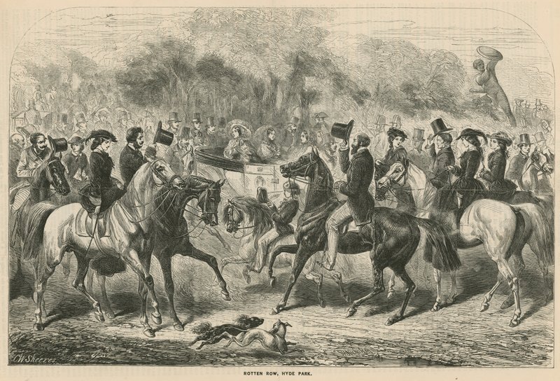 Rotten Row, Hyde Park, Londra da English School