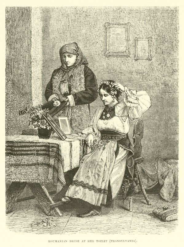Sposa rumena alla sua toilette, Transilvania da English School