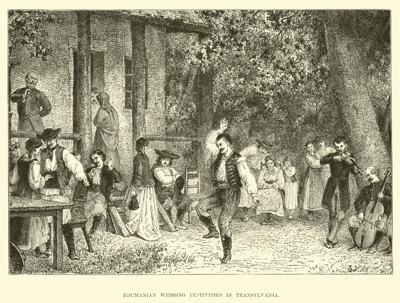 Festività di matrimonio rumeno in Transilvania da English School