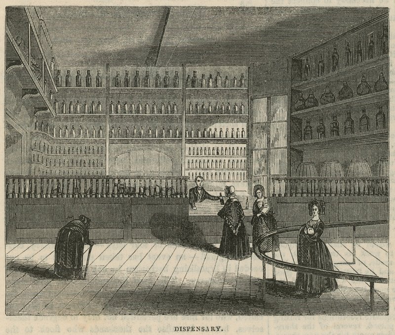 Royal Free Hospital, Londra: Dispensario da English School