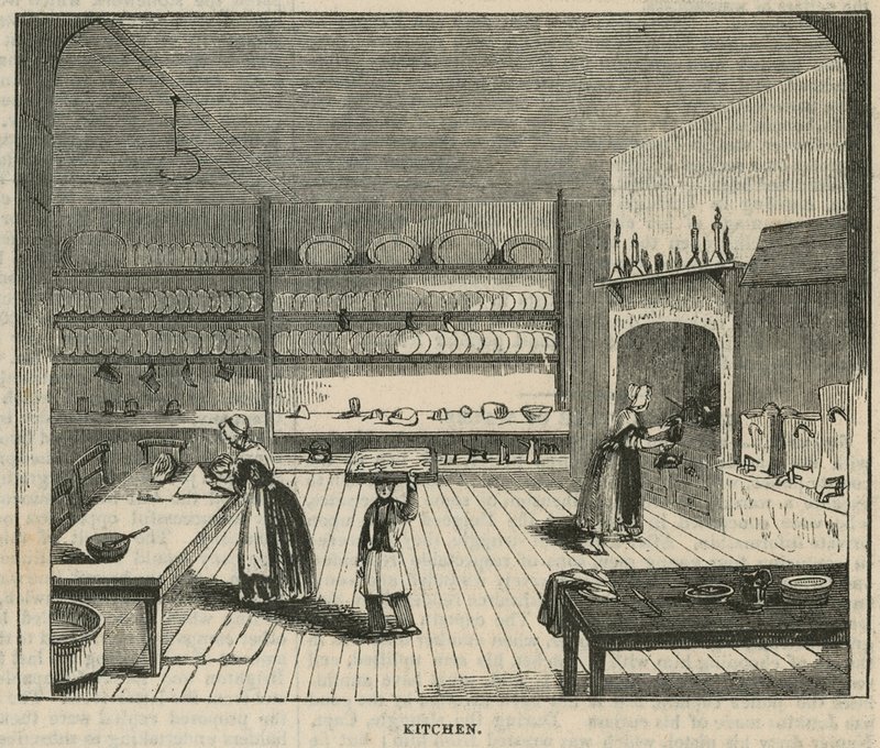 Royal Free Hospital, Londra: Cucina da English School