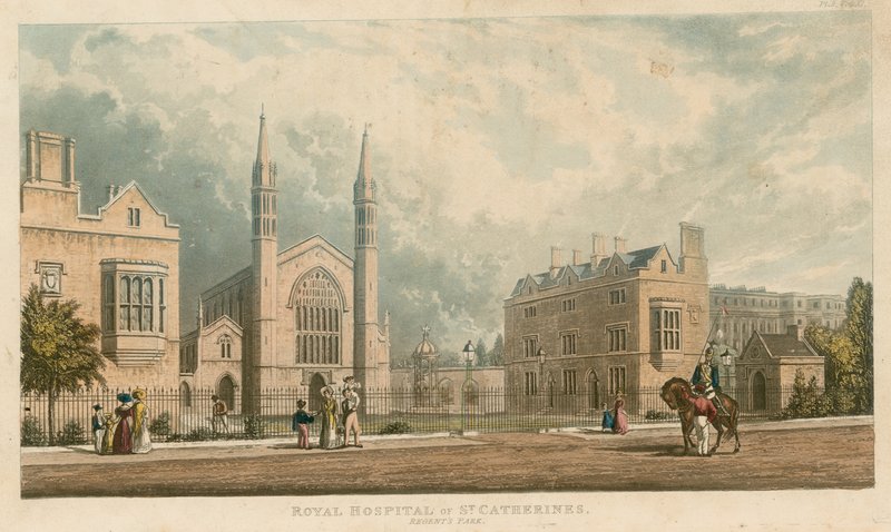 Ospedale Reale di St Catherines, Regents Park, Londra da English School