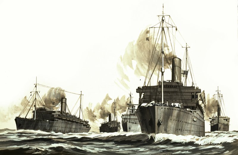 Navi della Royal Mail Line in servizio durante la Prima Guerra Mondiale da English School