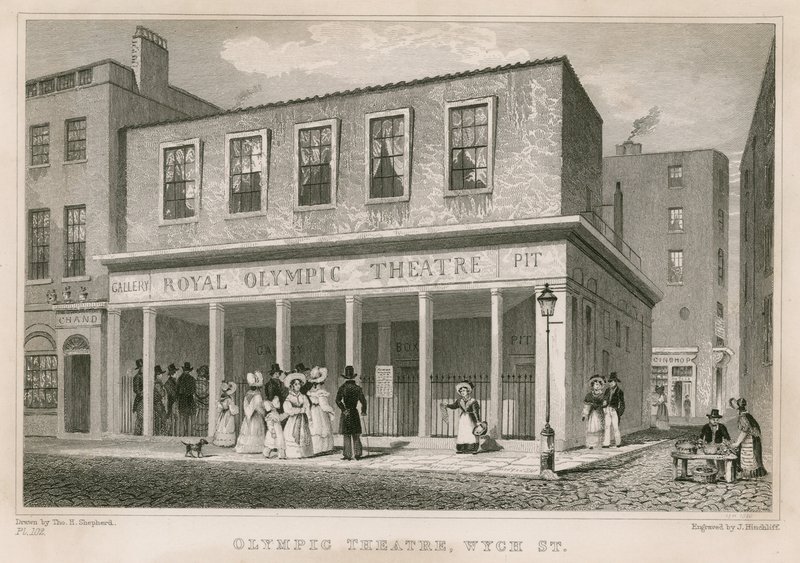 Royal Olympic Theatre, Wych Street, Londra da English School