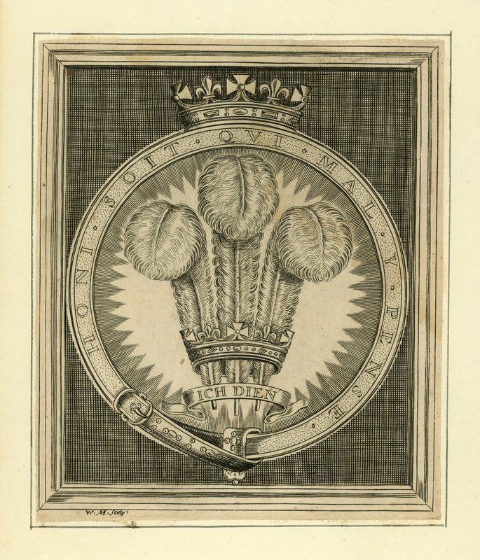 Motto reale. Honi Soit Qui Mal Y Pense da English School