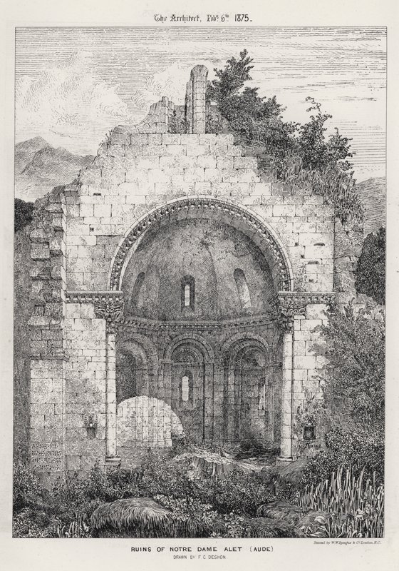 Rovine di Notre Dame Alet, Aude da English School