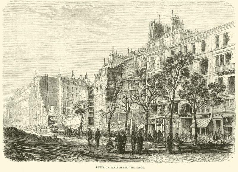 Rovine di Parigi dopo l
