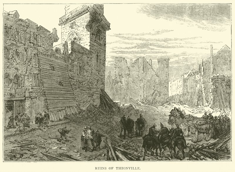 Rovine di Thionville, dicembre 1870 da English School