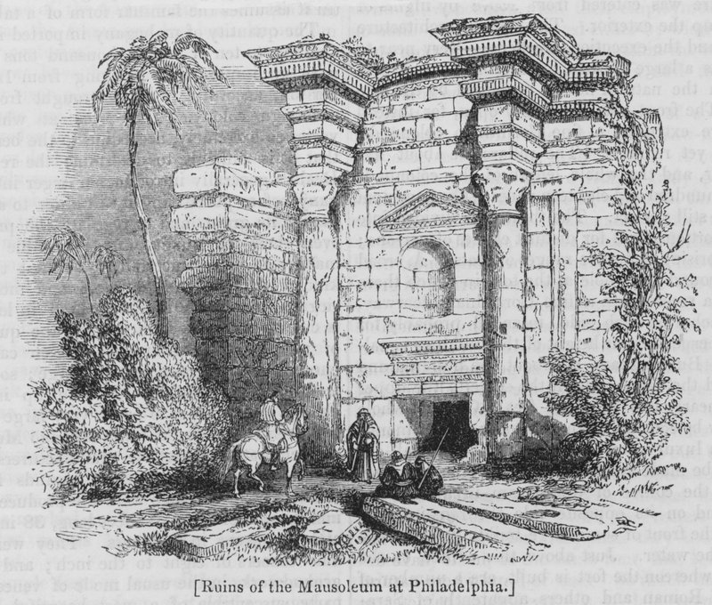 Rovine del Mausoleo a Filadelfia da English School